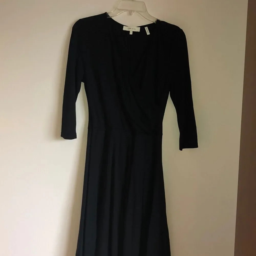 Lark and Ro navy blue dress